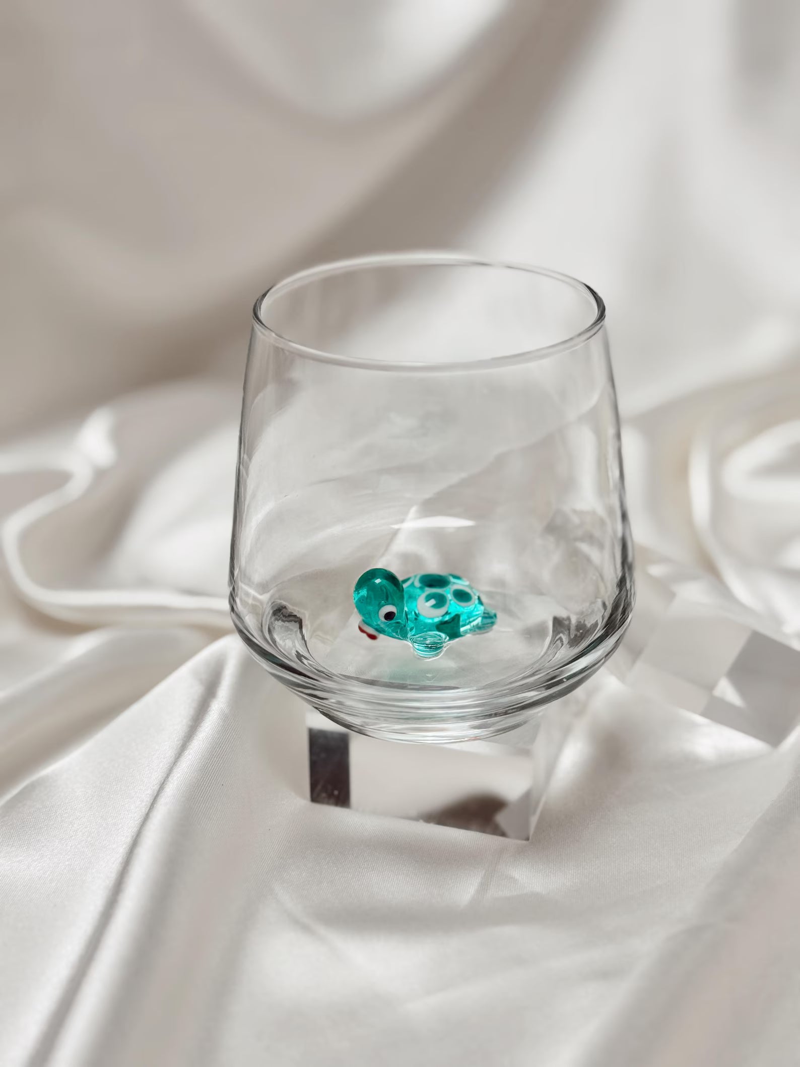 Murano Glass Tiny Turtle Cups – Handmade Nature Drinkware, Artistic Collectible