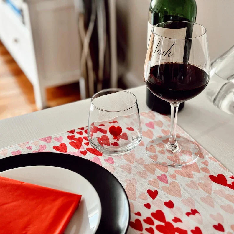 Red Heart Murano Glass – Handmade Romantic Drinkware, Unique Valentine’s Gift